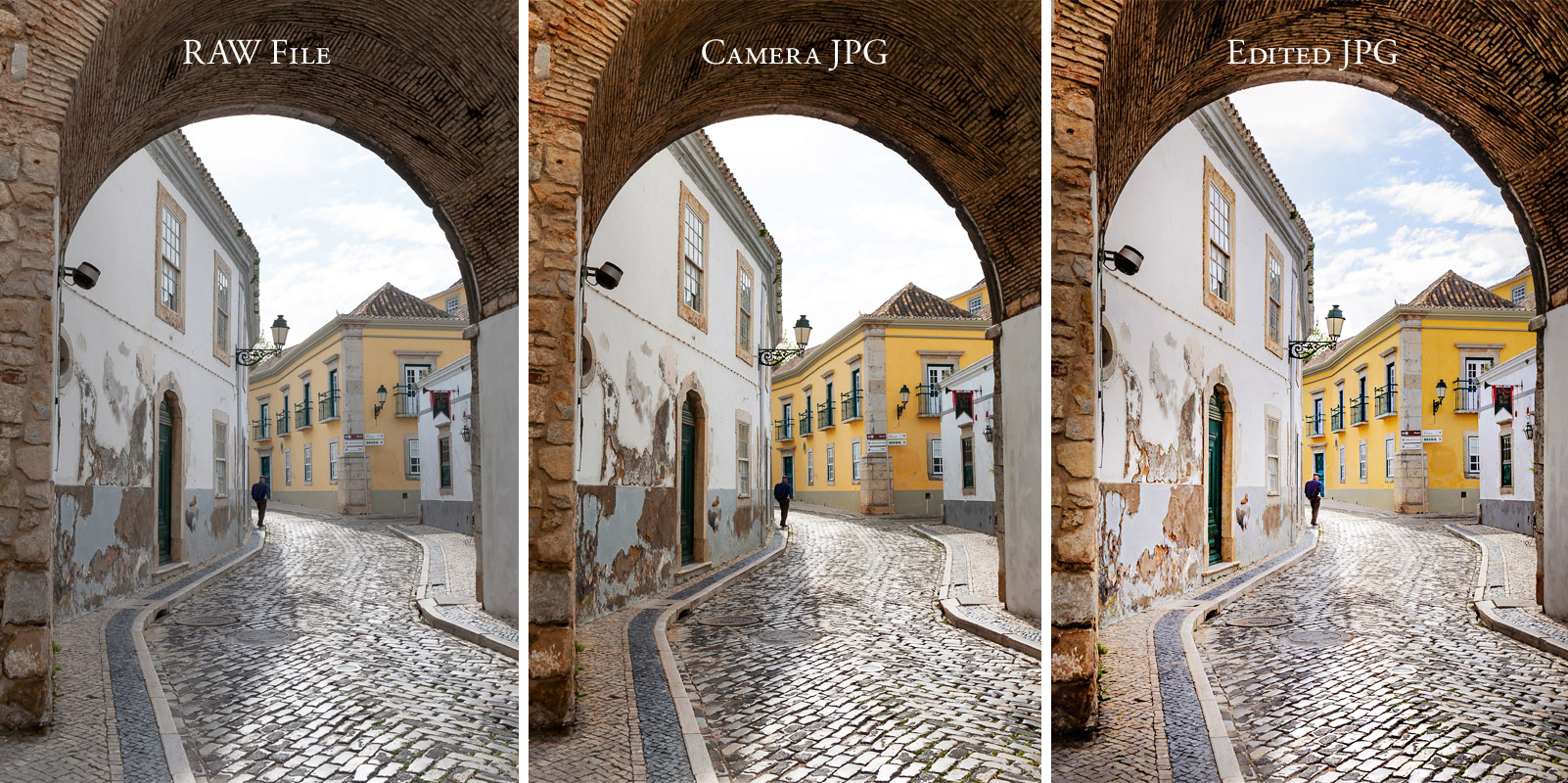 RAW vs JPG file example